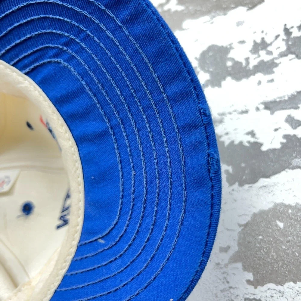 Vintage‎ Mark Martin Snapback Hat Cap Nascar Racing Tee 90s Y2K Blue White USA